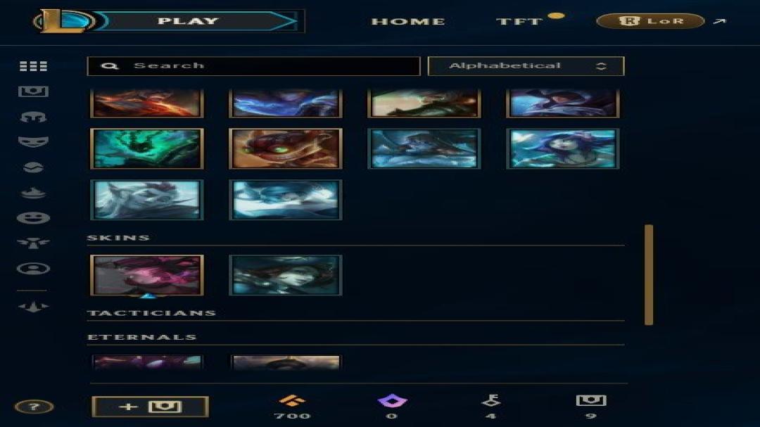 Starter League of Legends Account with Champion and Skin