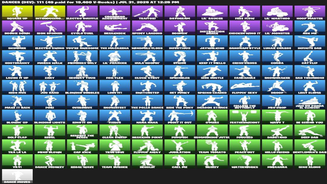 Diverse Fortnite Collection with 138 Unique Skins 🎭🖥