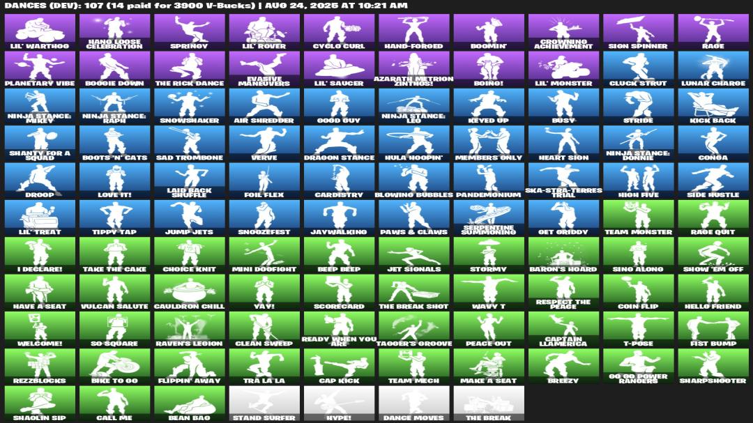 Diverse Fortnite Collection with 98 Unique Skins 🖥🎭