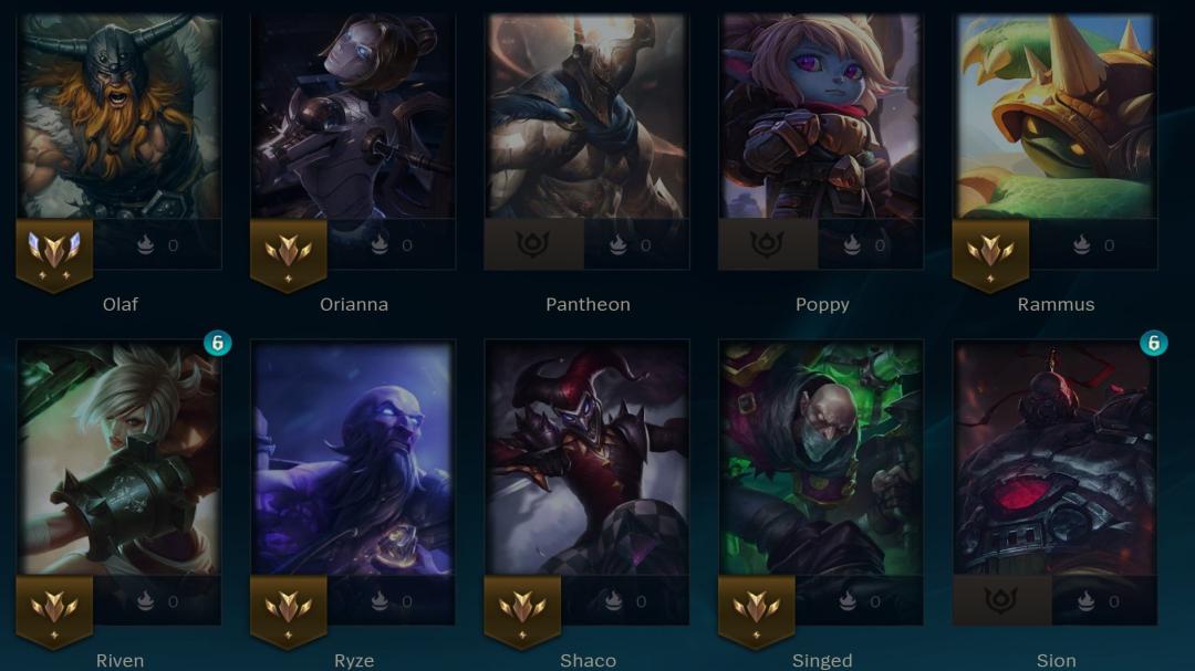 Unranked Account with 78 Champions and 21 Skins on EU West