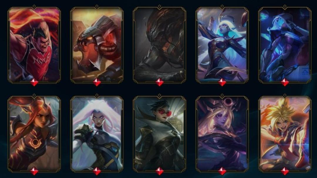 Versatile Account on EU West with 160 Champions and 205 Skins