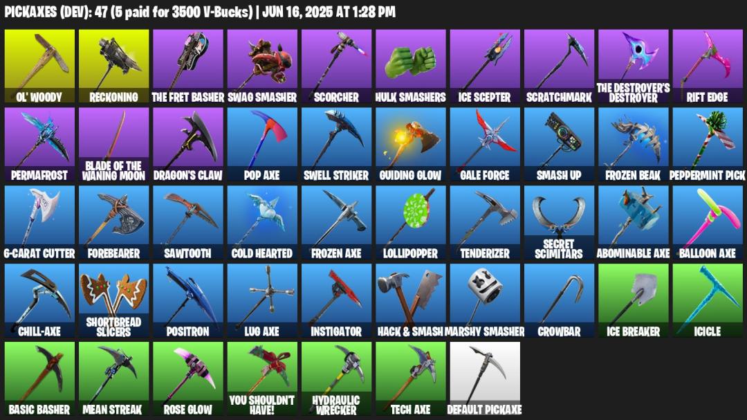Diverse Fortnite Collection with 70 Unique Skins! 🎭🖥