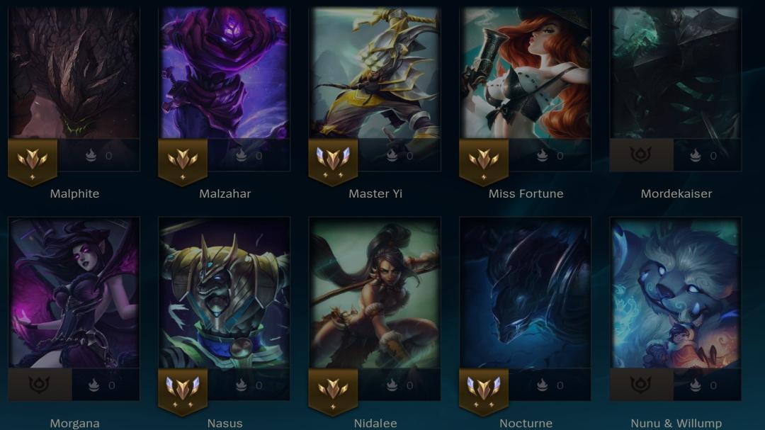 Unranked Account with 78 Champions and 21 Skins on EU West
