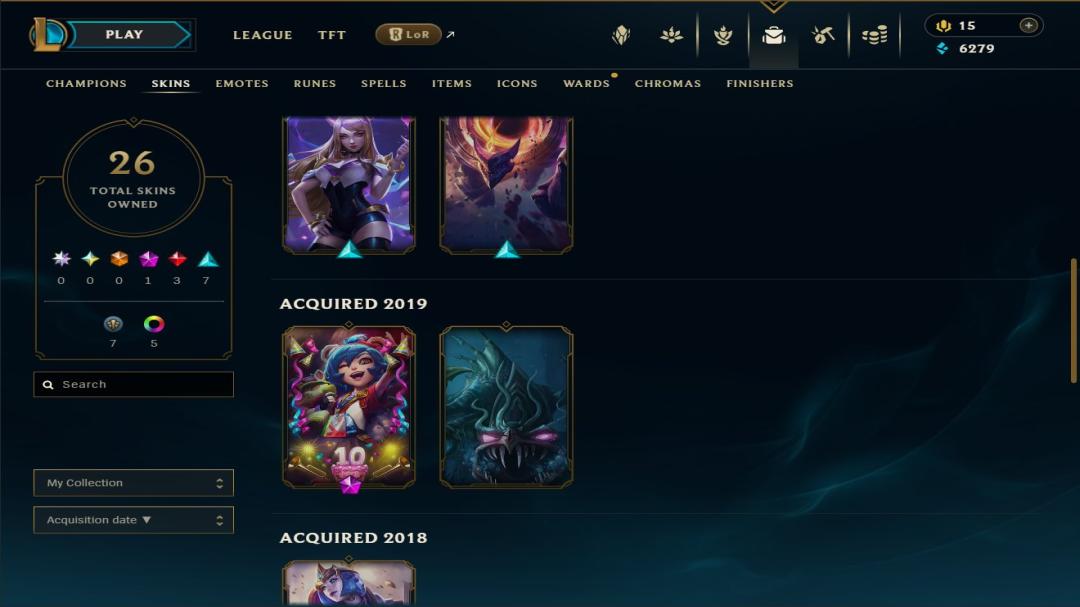 Emerald Account with 103 Champions and 30 Skins on EU West