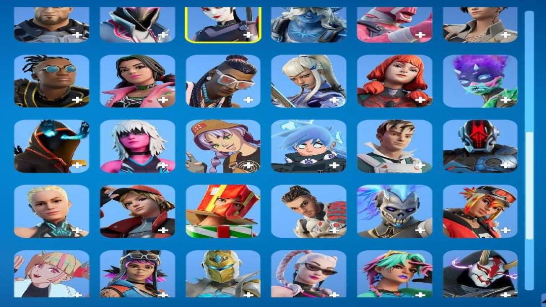 Diverse Fortnite Collection with 70 Unique Skins 🖥🎭