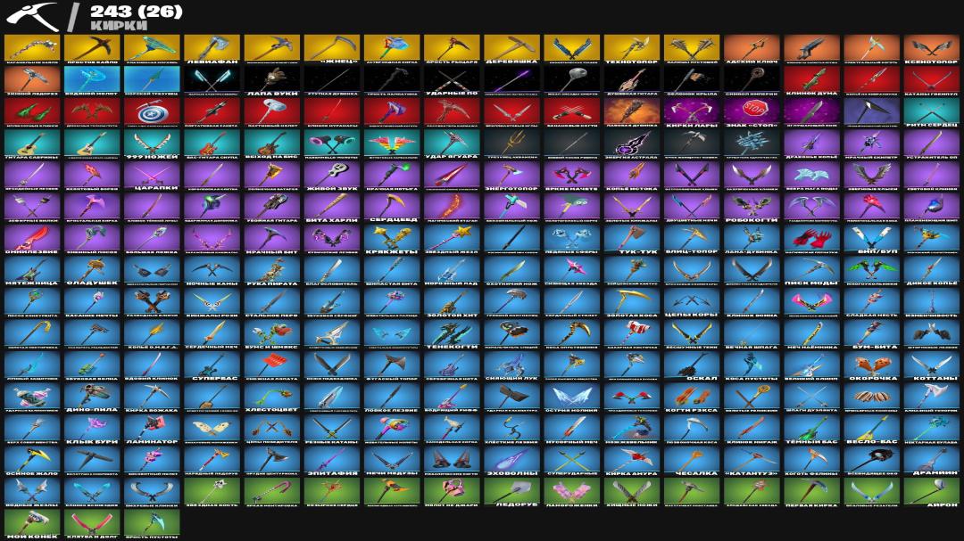 Extensive Collection of 249 Unique Skins for PC Battle Royale