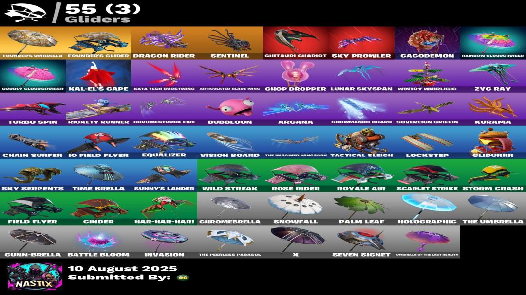 Diverse Fortnite Collection with 50 Unique Skins 🎭🖥
