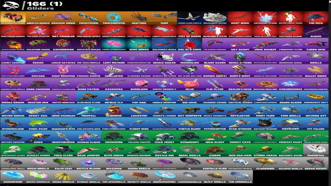 Diverse Collection of 168 Skins for PC Battle Royale 🎭🖥