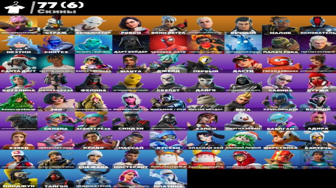 Diverse Collection of 77 Skins for PC Battle Royale 🎭🖥