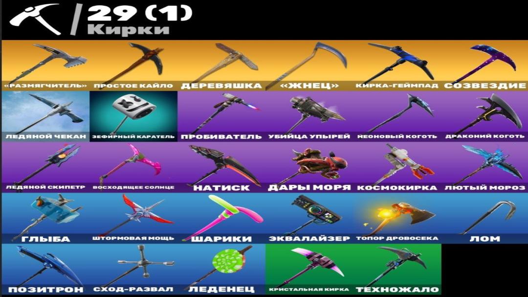 Diverse Fortnite Collection with 54 Unique Skins on PC 🎭🖥