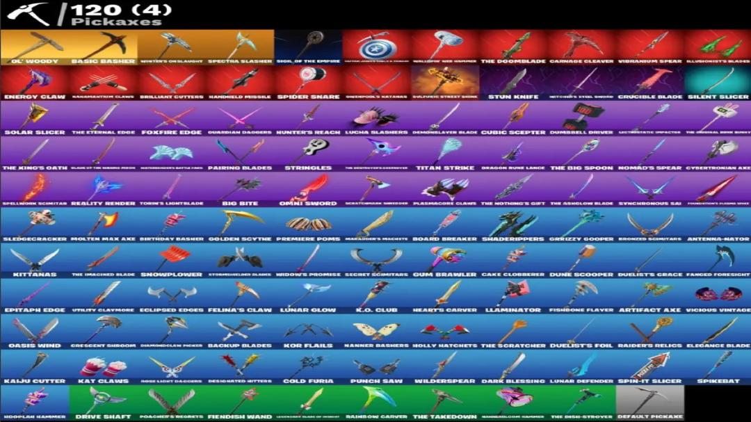 Diverse Fortnite Collection with 113 Unique Skins 🎭🖥