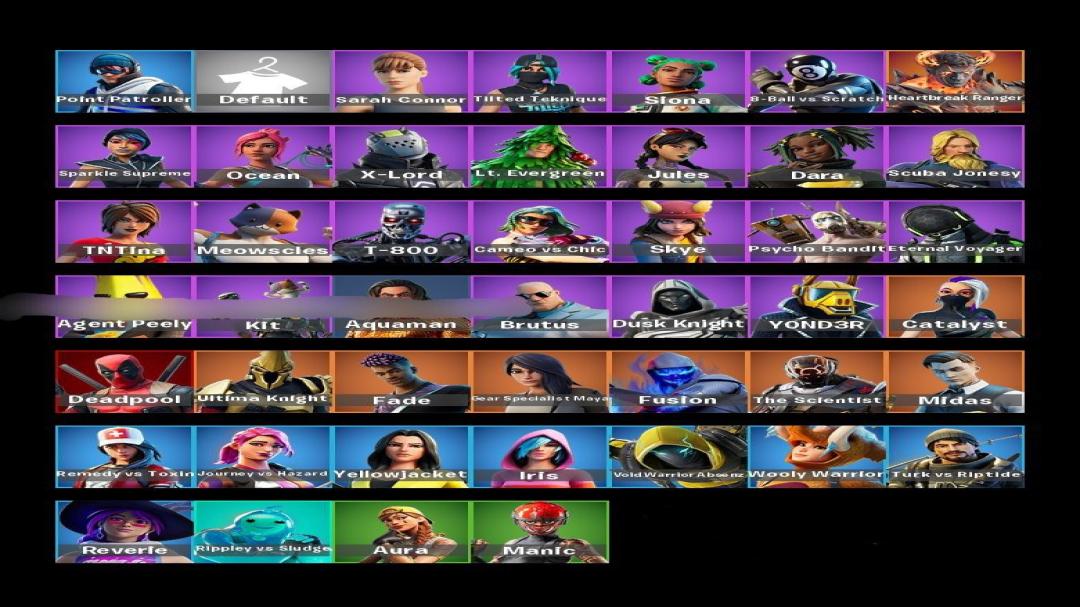 Diverse Collection of 46 Skins for PC Battle Royale 🎭🖥