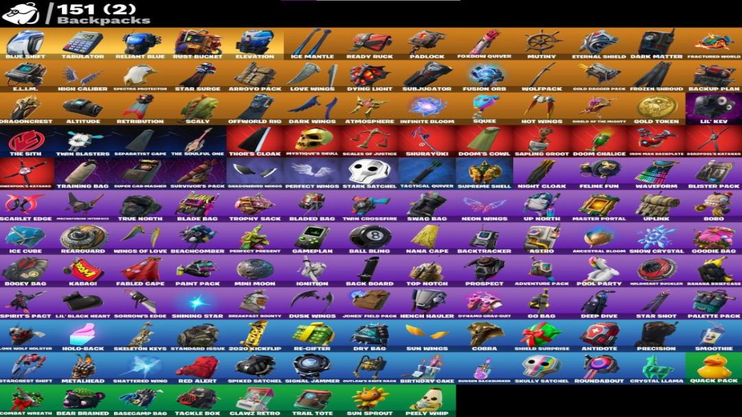 Diverse Fortnite Collection with 164 Unique Skins 🎭🖥