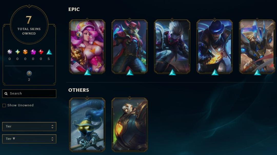 🎮 EU West | Level 76 | 42 Champions | 7 Skins | Unranked 🛡