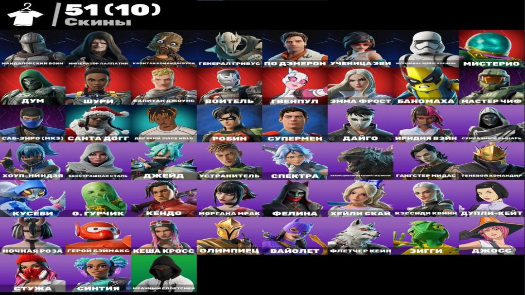 Diverse Collection of 51 Unique Skins for PC Battle Royale 🎭🖥