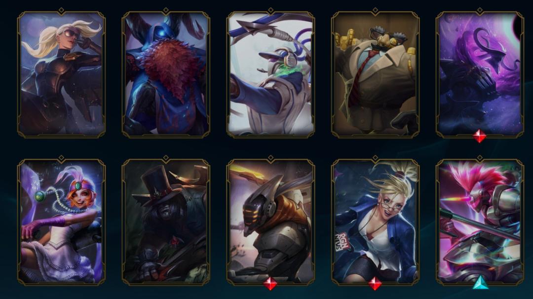 Unranked Account on EU West with 138 Champions and 124 Skins