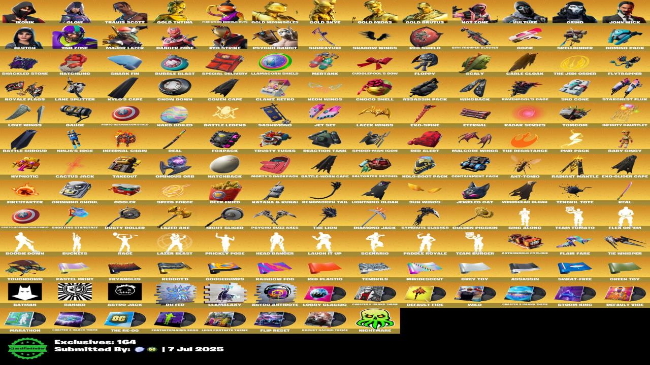 Diverse Collection of 225 Skins for PC Battle Royale 🖥🎭