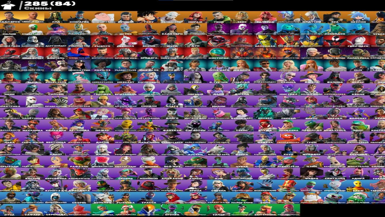 Diverse Collection of 285 Unique Skins for Battle Royale on PC