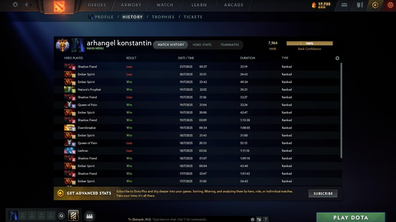 🎮 Dota 2 Account with 8014 MMR 🏅 | 9000 Hours Played ⏰