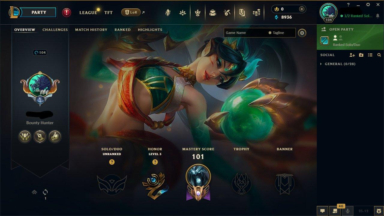 🎮 EU West | Level 104 | 42 Champions | 10 Skins | Unranked 🛡