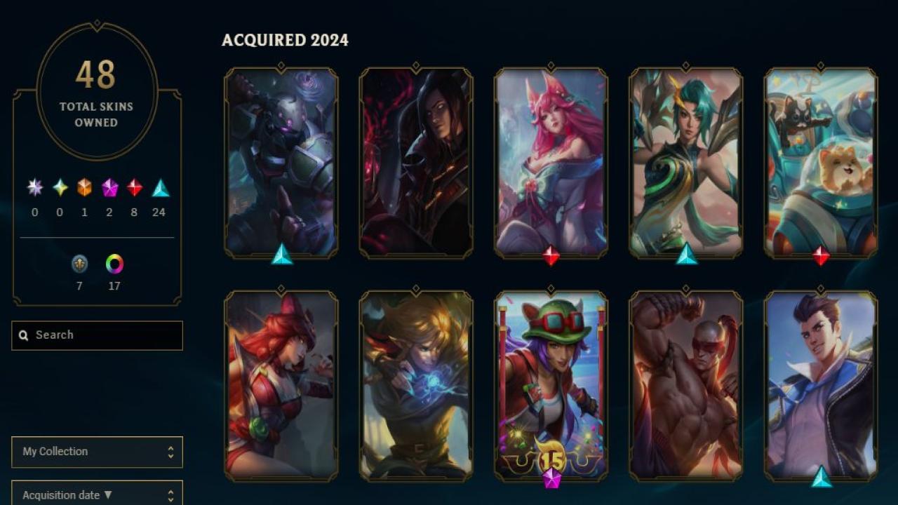 Platinum Account on EU West with 30 Champions and 50 Skins
