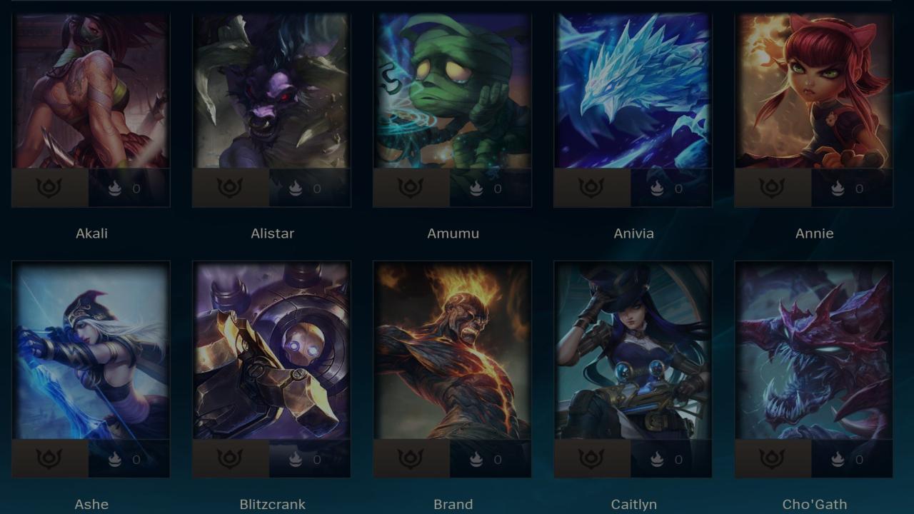 EU West Level 30 Account with 71 Champions and 6 Skins