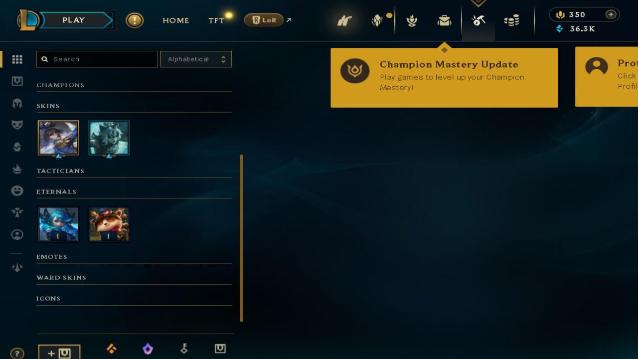 Unranked EU West Account with 1 Champion and 2 Skins