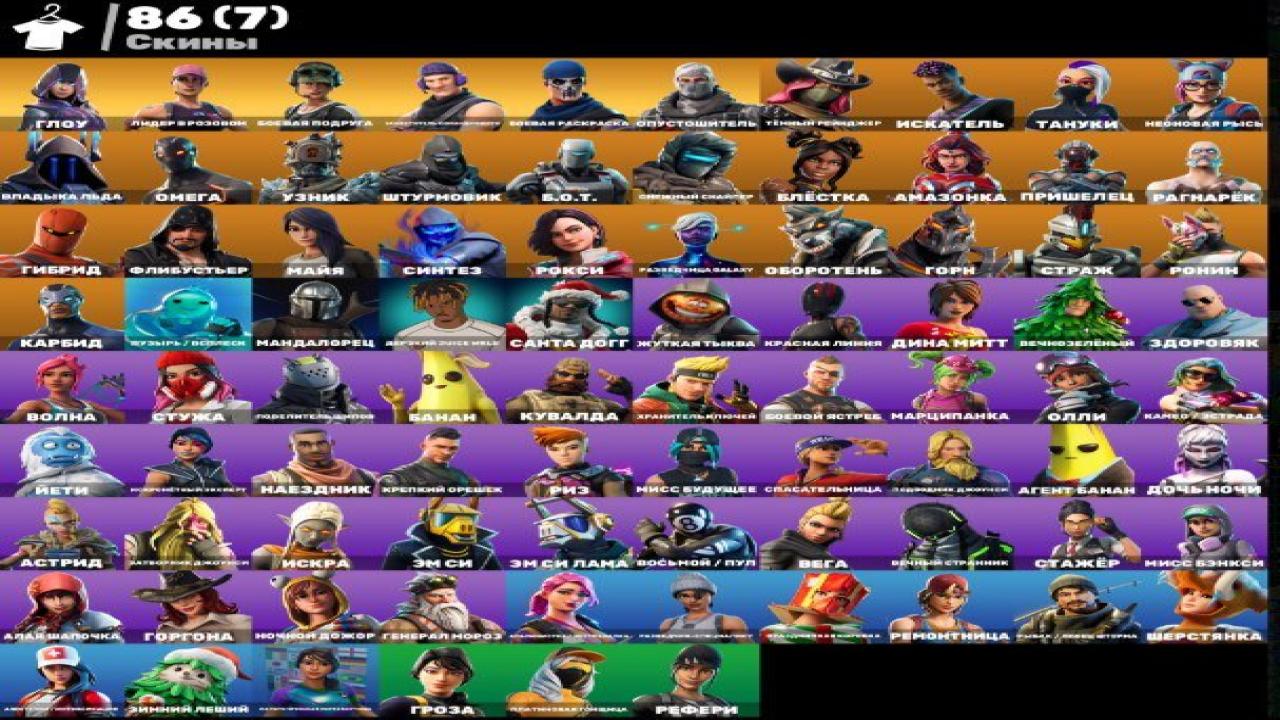 Diverse Collection of 86 Unique Skins for Battle Royale on PC