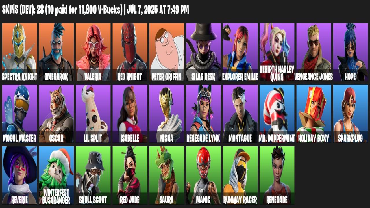 Diverse Collection of 28 Unique Skins for PC Battle Royale 🎭🖥