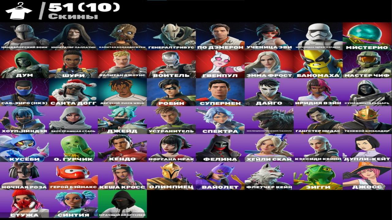 Diverse Collection of 51 Unique Skins for PC Battle Royale 🎭🖥