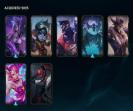 Diverse Collection of Champions and Skins on Latin America North