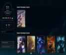 Master League Account with 65 Champions and 21 Skins on EU West