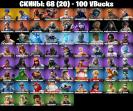 Diverse Fortnite Collection with 68 Unique Skins 🖥🎭