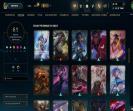 Epic EU West Account with 104 Champions and 61 Skins in Silver Rank