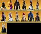 Diverse Collection of 134 Unique Skins for Battle Royale (PC)