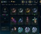 Epic EU West Account with 104 Champions and 61 Skins in Silver Rank