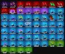 Diverse Collection of 105 Skins for Battle Royale on PC