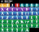 Diverse Collection of 53 Unique Skins for Battle Royale on PC