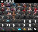 Diverse Fortnite Collection with 220 Unique Skins on PC 🎭🖥