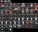 Diverse Fortnite Collection with 206 Unique Skins 🎭🖥