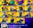 Diverse Collection of 51 Unique Skins for Battle Royale on PC