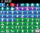 Diverse Collection of 58 Unique Skins for Battle Royale on PC