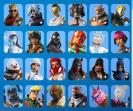 Diverse Collection of 60 Unique Skins for Battle Royale on PC