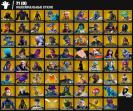 Diverse Fortnite Collection with 204 Unique Skins 🎭🖥