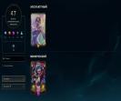 EU West Account with 97 Champions and 47 Skins, Level 188, Silver Rank