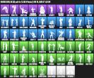 Diverse Fortnite Collection with 25 Unique Skins 🎭🖥