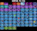 Diverse Collection of 74 Unique Skins for Battle Royale on PC