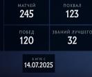 Account with 330 MMR and 182 hours of gameplay