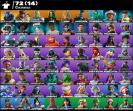 Diverse Collection of 72 Skins for PC Battle Royale