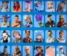Diverse Collection of 132 Skins for PC Battle Royale